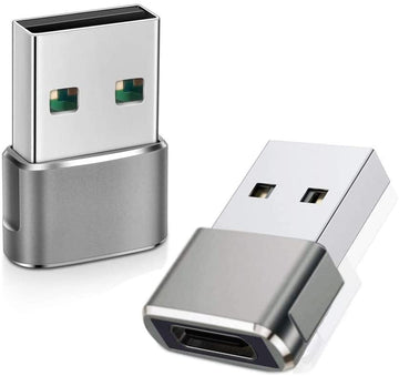 USB C - USB アダプター (2 個パック)、SKONYON USB-C メス - USB オス、USB タイプ C - USB OTG アダプター、iPhone 11 12 Pro Max、Samsung Galaxy Note 10 S20 Plus 20 S20+ 20+ Ultra 対応